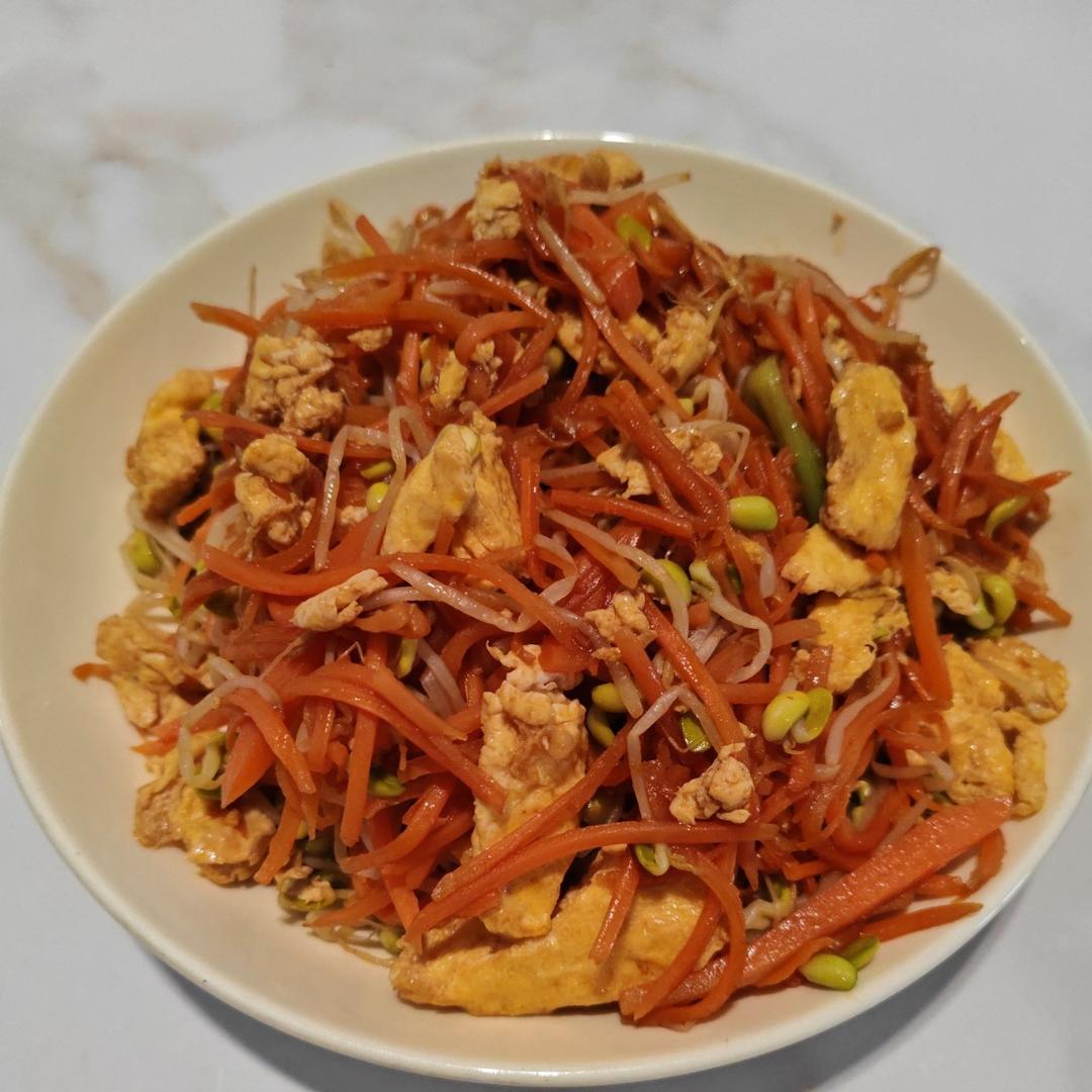 素炒豆芽菜