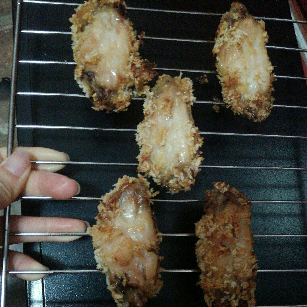 烤鸡翅（面包糠版）