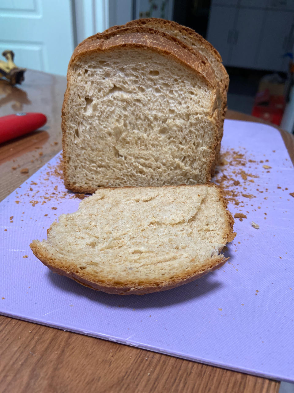 【健康烘培】超低卡黑全麦吐司