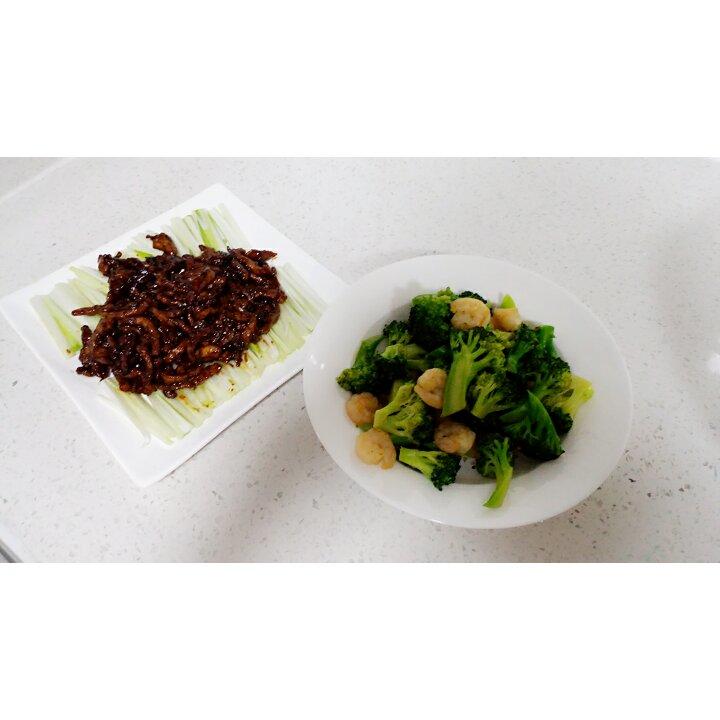 西兰花炒虾仁