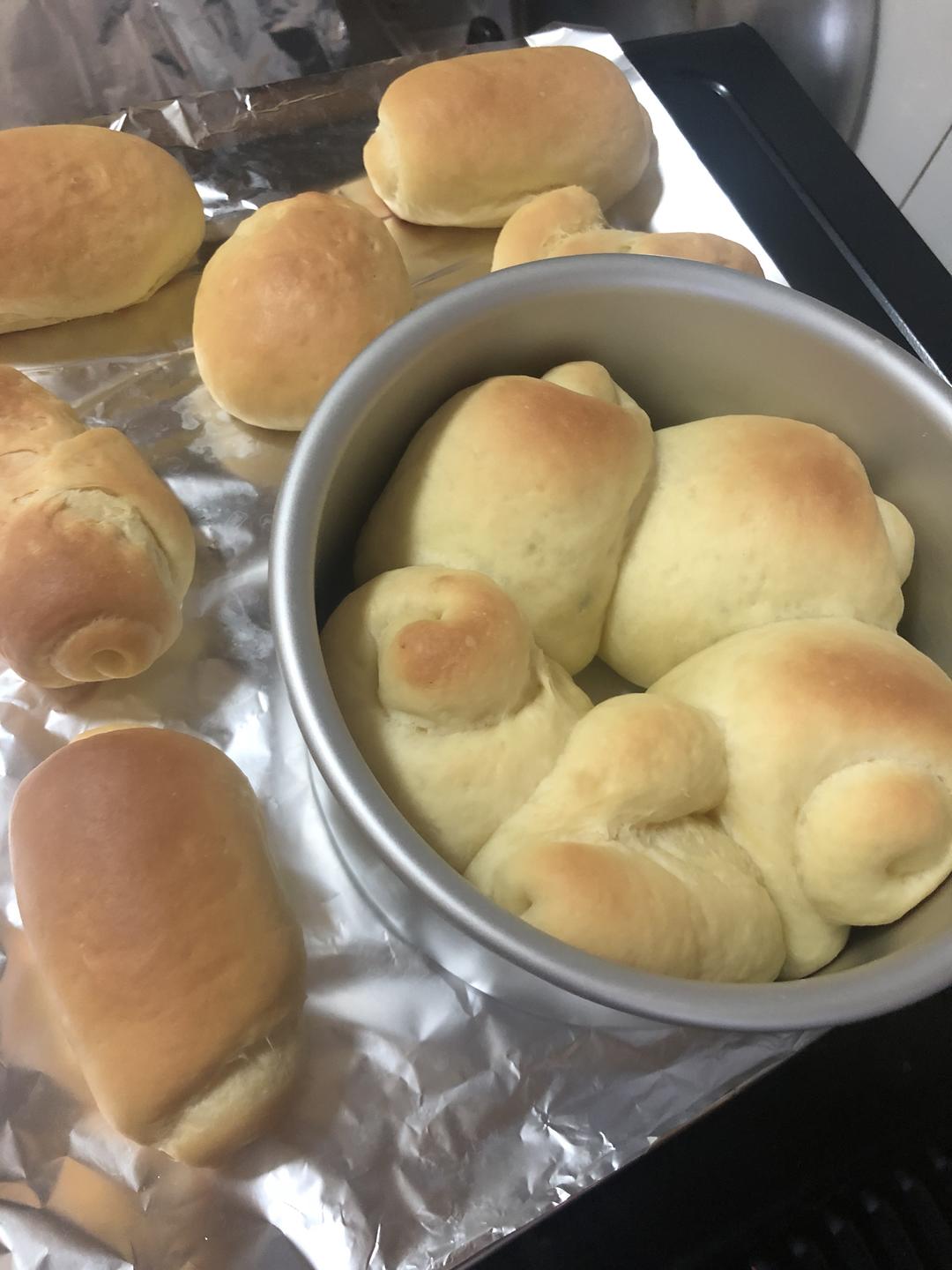 纯奶手撕吐司的做法 步骤1