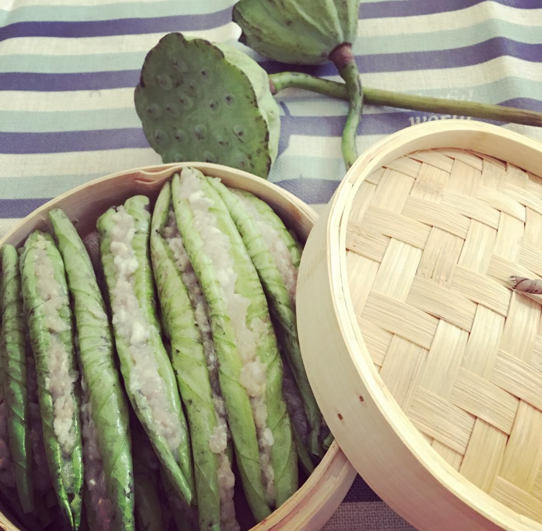 朱姝姝做的荷芽肉卷