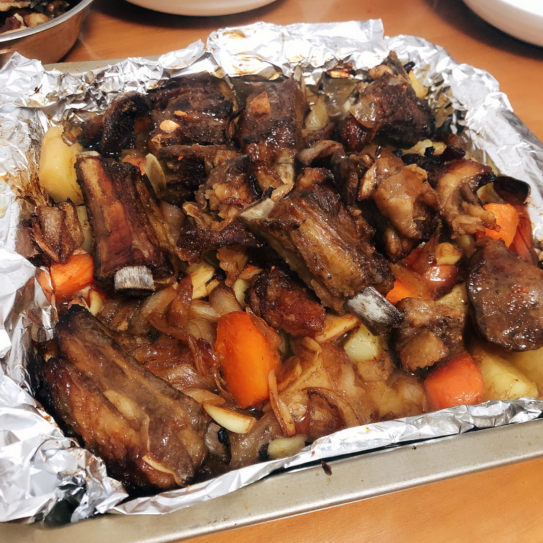 超好吃的烤羊排烤箱版