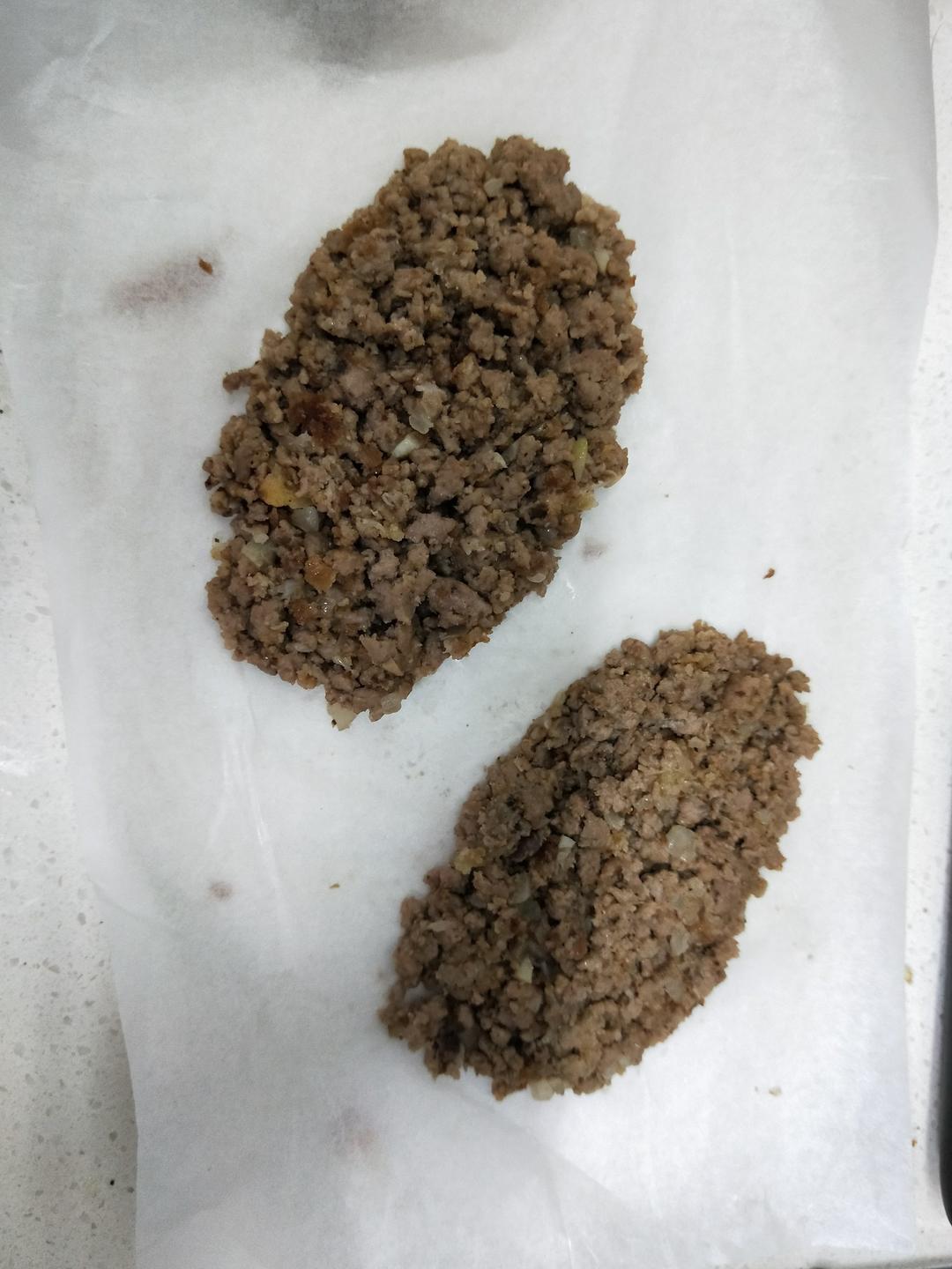 肉多汁的快手汉堡牛肉饼