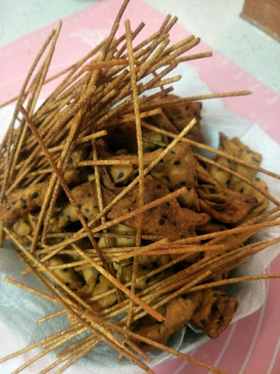 意大利面🍝炸着吃！立马主食变零食
