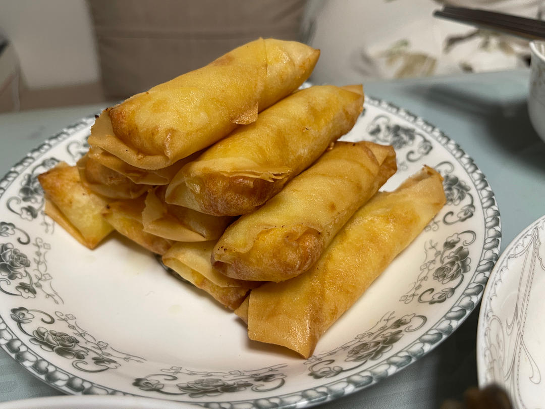 虾滑芝士春卷
