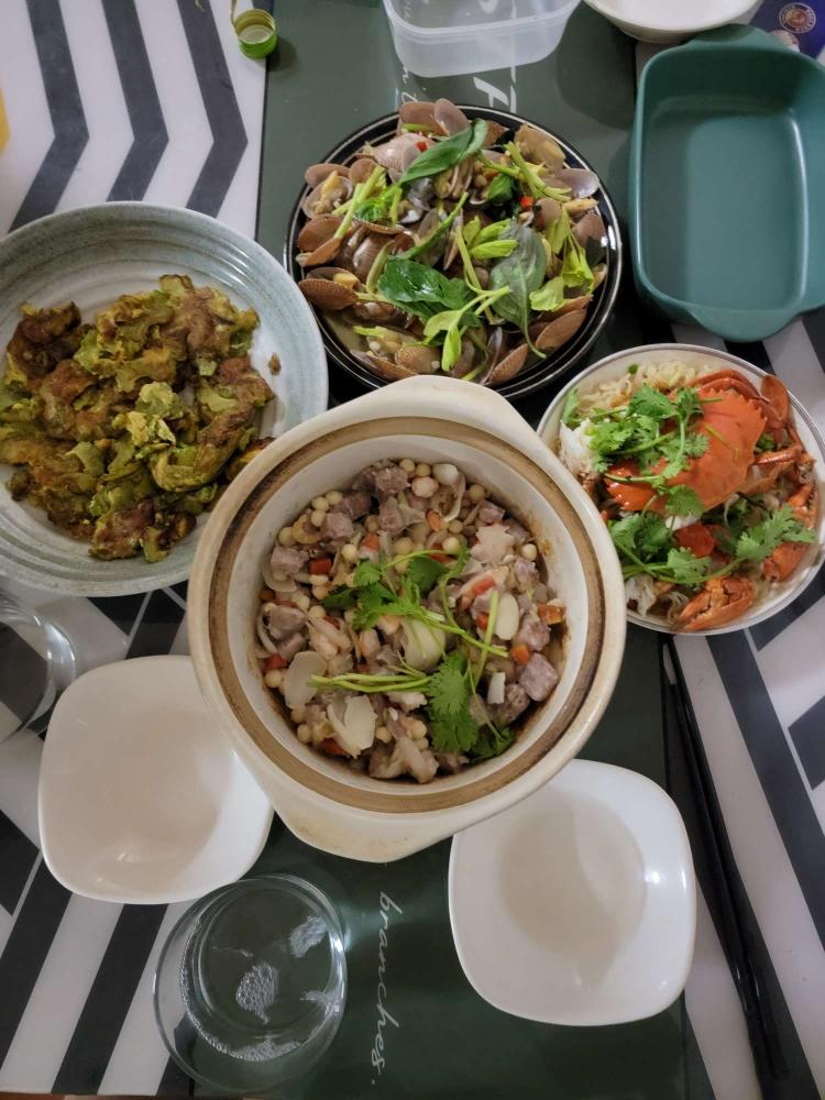 快手3人4菜中式晚餐