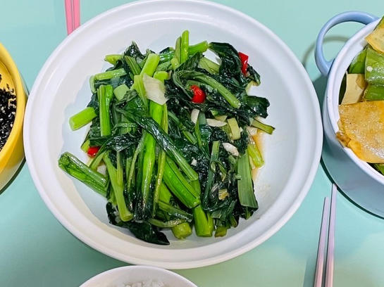 清炒菜心