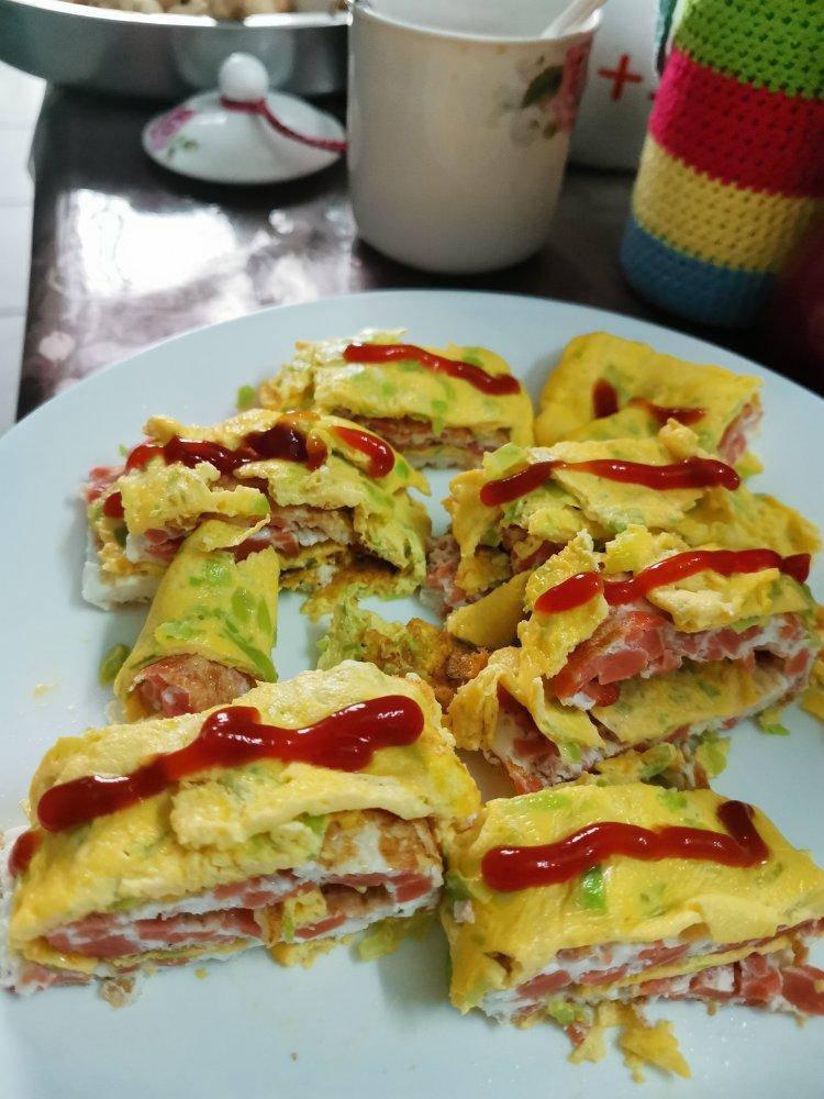 韩剧中的双色鸡蛋卷营养又健康5分钟快手早餐