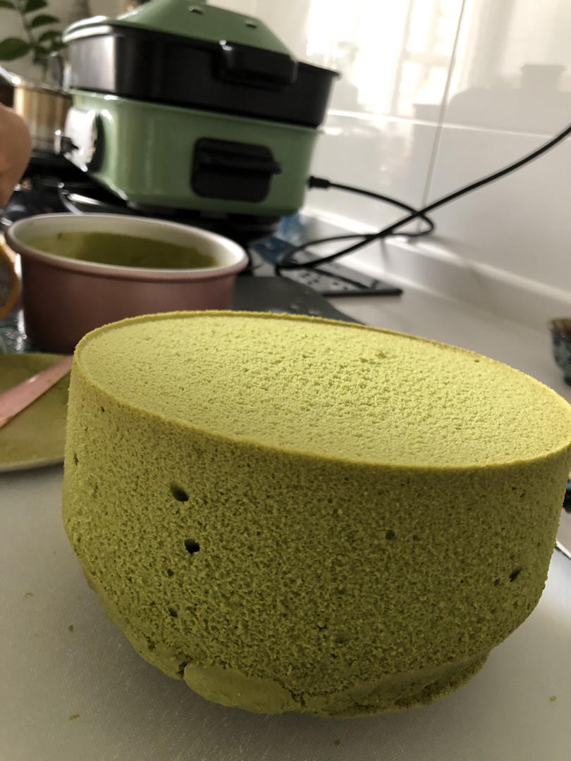 抹茶戚风（6寸加高10厘米）