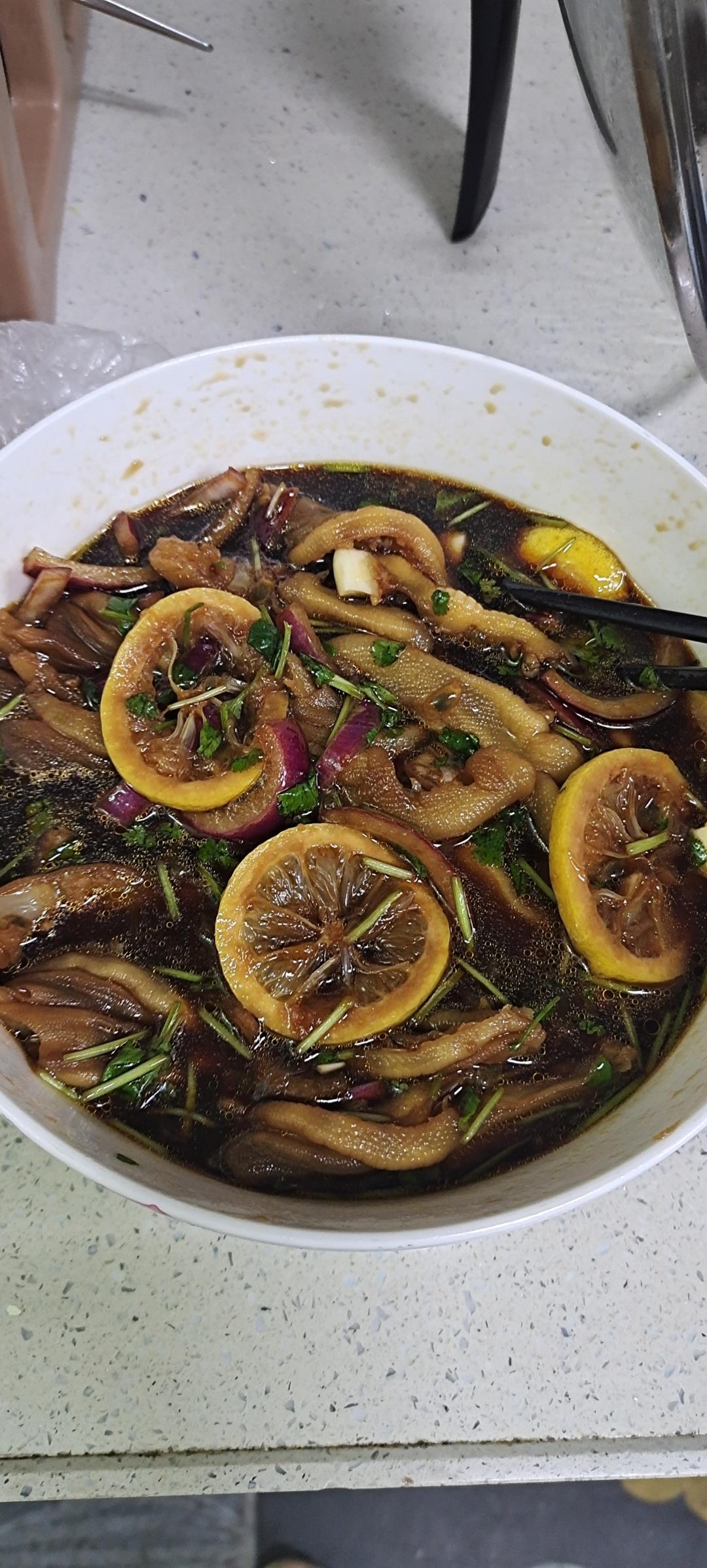 🍋柠檬百香果🌶️酸辣网红鸡爪