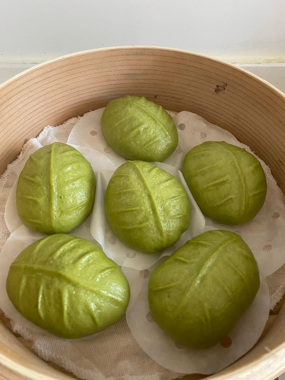 叶形🍃豆沙包D *花儿馒头24