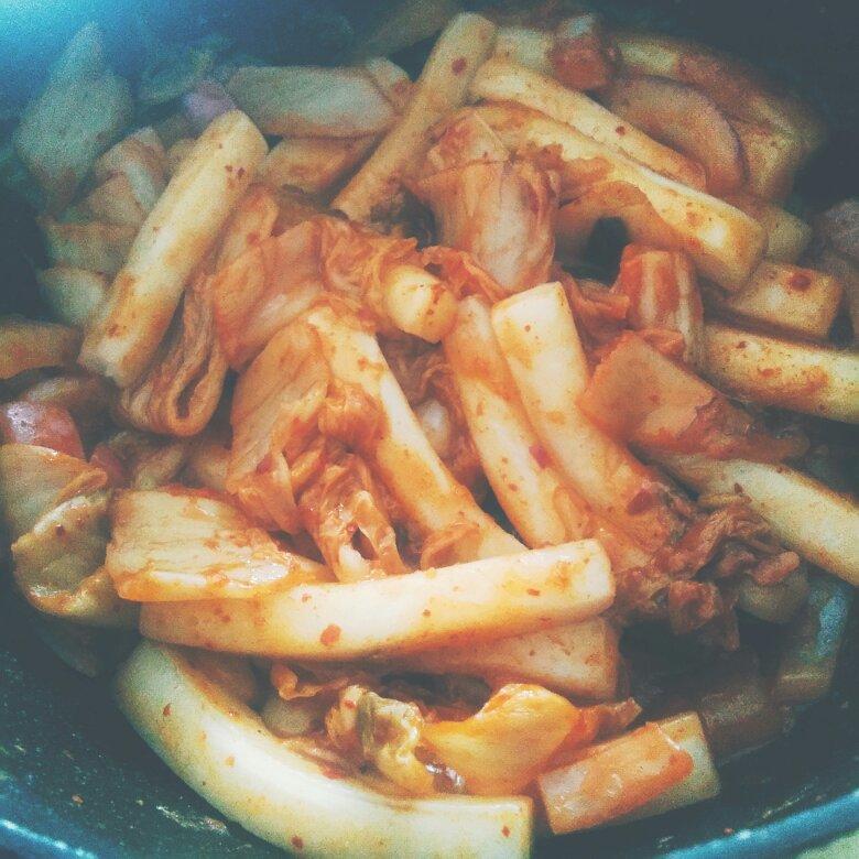 韩国泡菜炒年糕