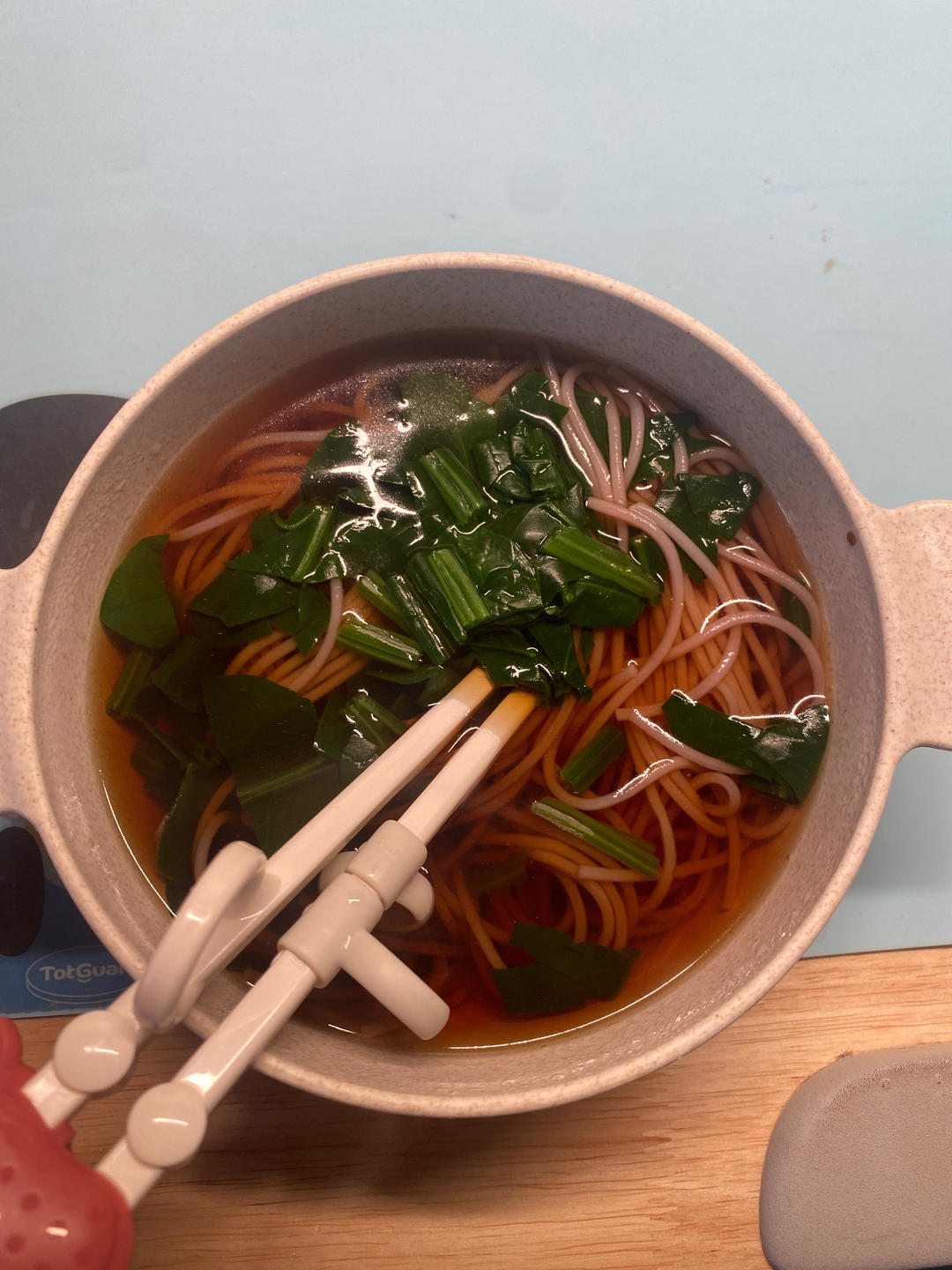 早餐来一碗清汤面，色香味俱全！