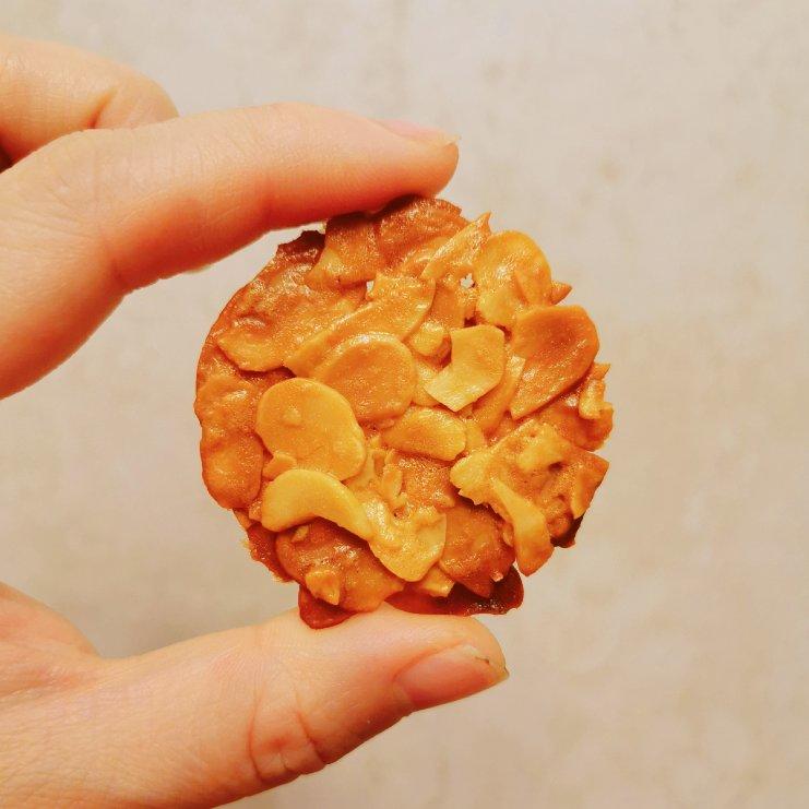 焦糖脆脆杏仁瓦片