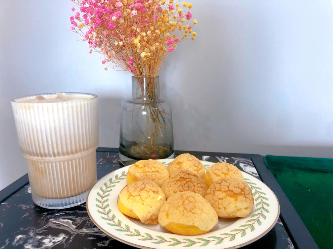 完美酥皮大泡芙｜少油｜详细教程｜3种口味｜原味｜抹茶｜可可｜泡芙常见问题汇总