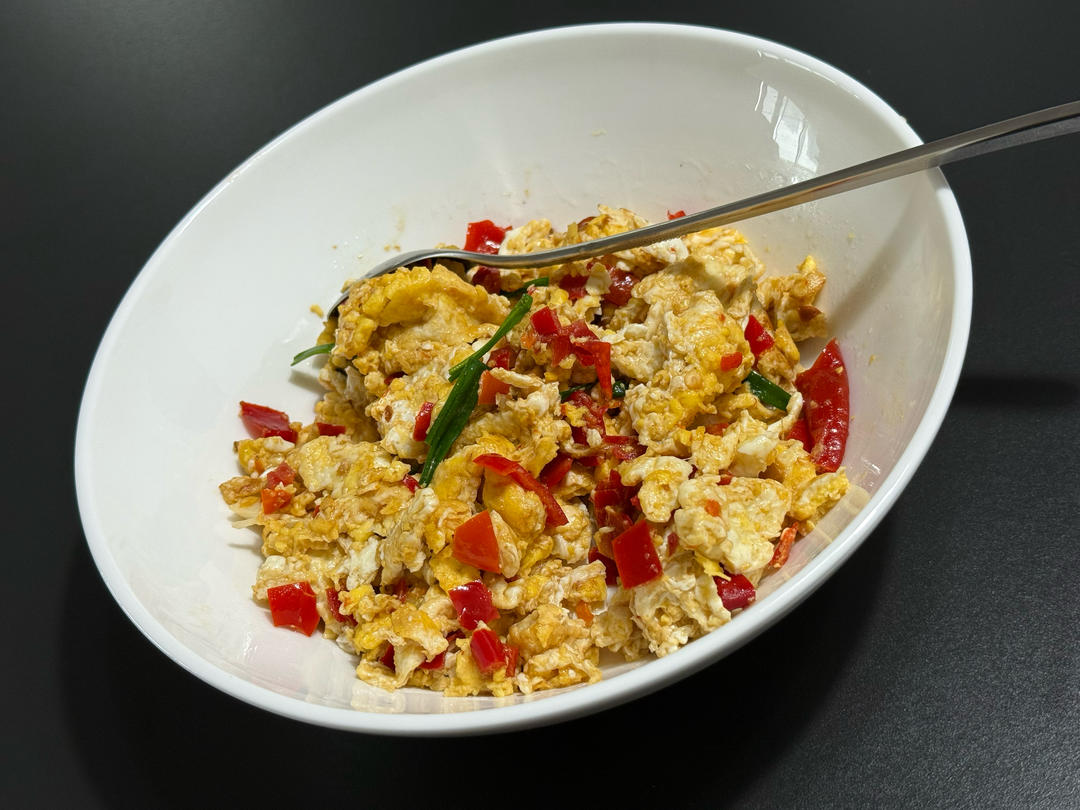 油爆醋炒蛋(长沙下饭菜)