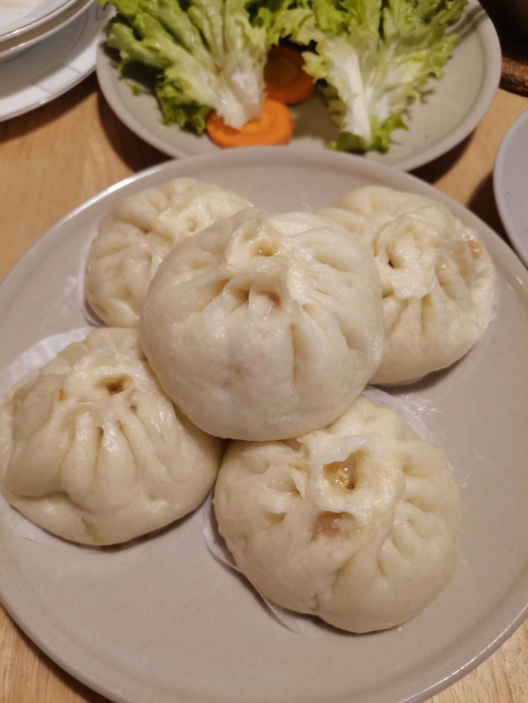 家庭版猪肉大葱包子（喷香多汁）