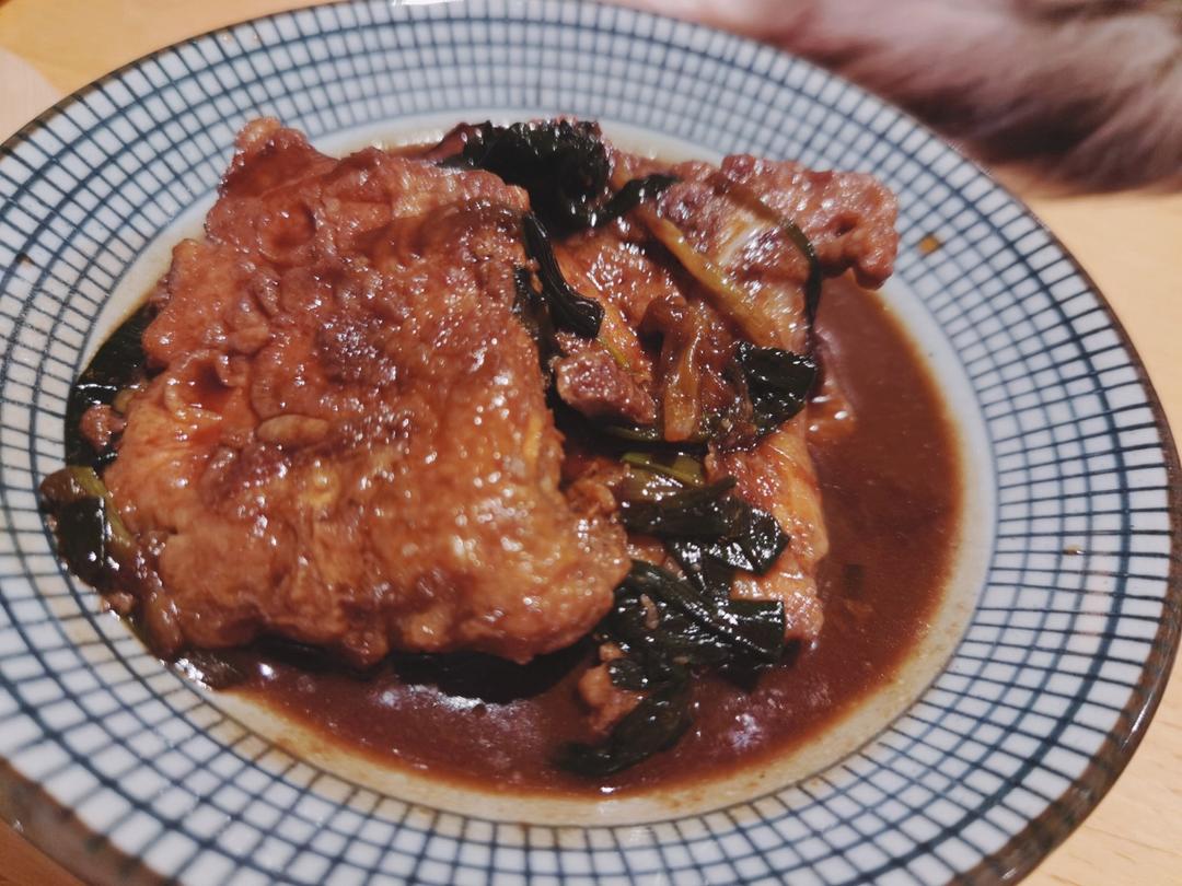 老上海的味道～葱烧大排