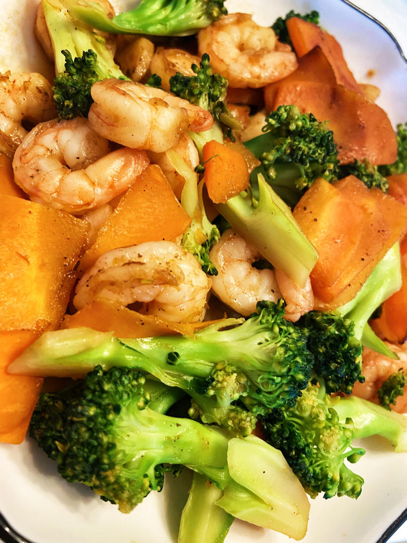 营养全面最适合孩子的西兰花🥦炒虾仁🍤