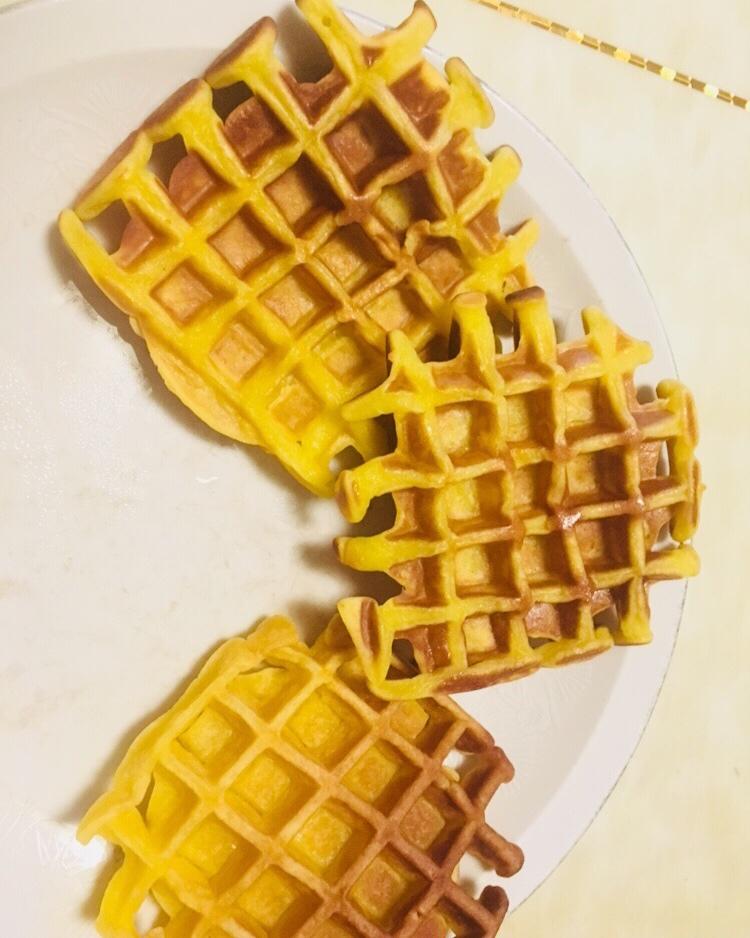 椰子油糯米华夫饼