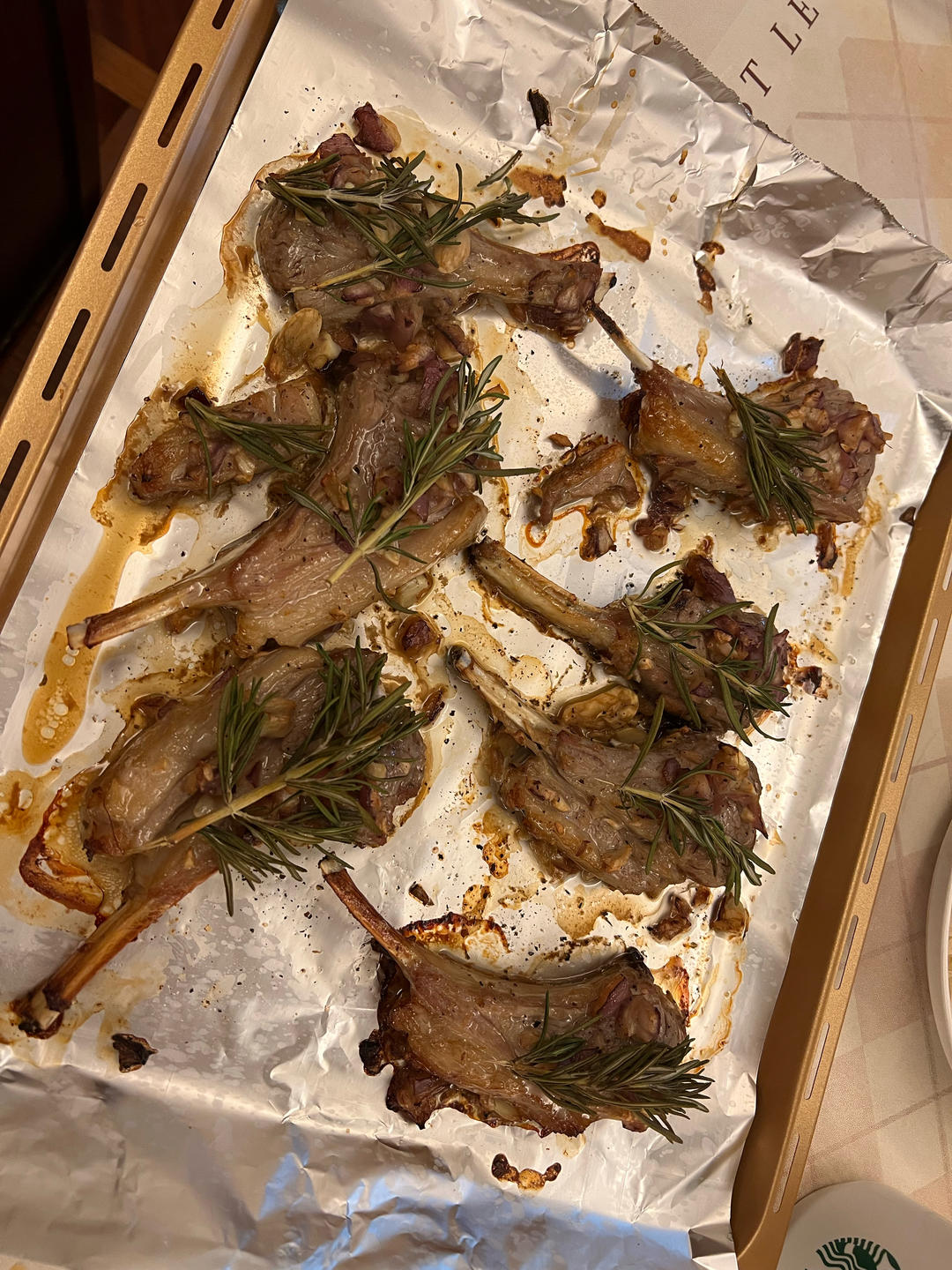 战斧羊排🛎️烤箱版