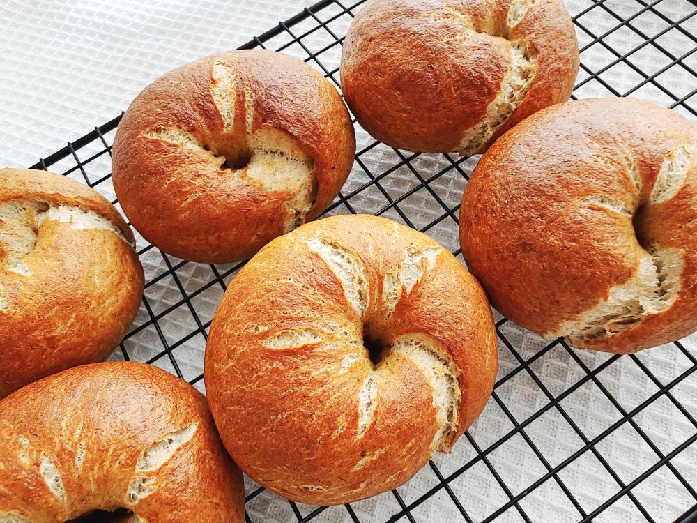 香蕉全麦碱水贝果的做法