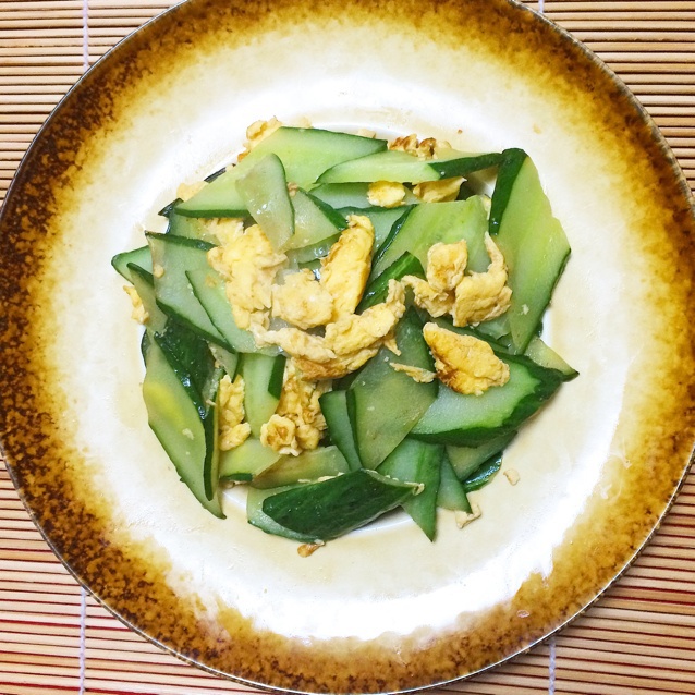 黄瓜炒蛋