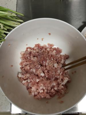 韭菜鲜虾猪肉饺的做法 步骤3