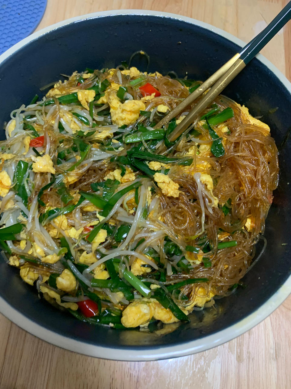 豆芽炒粉条