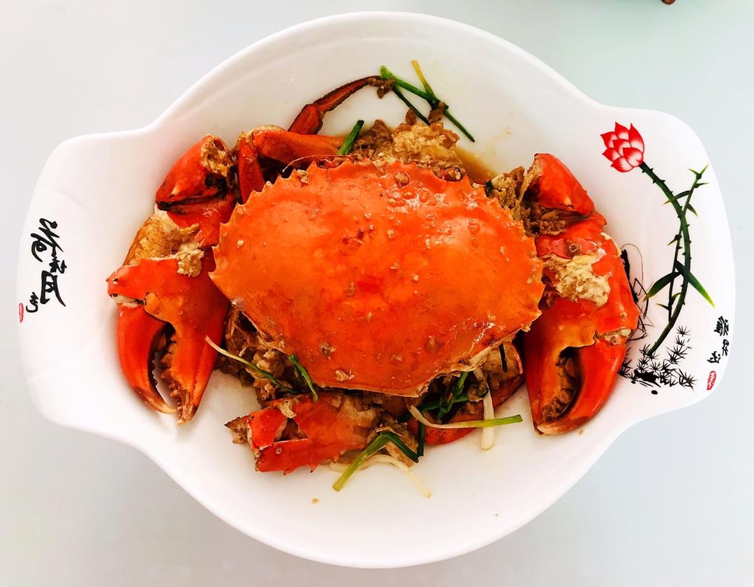 葱油青蟹