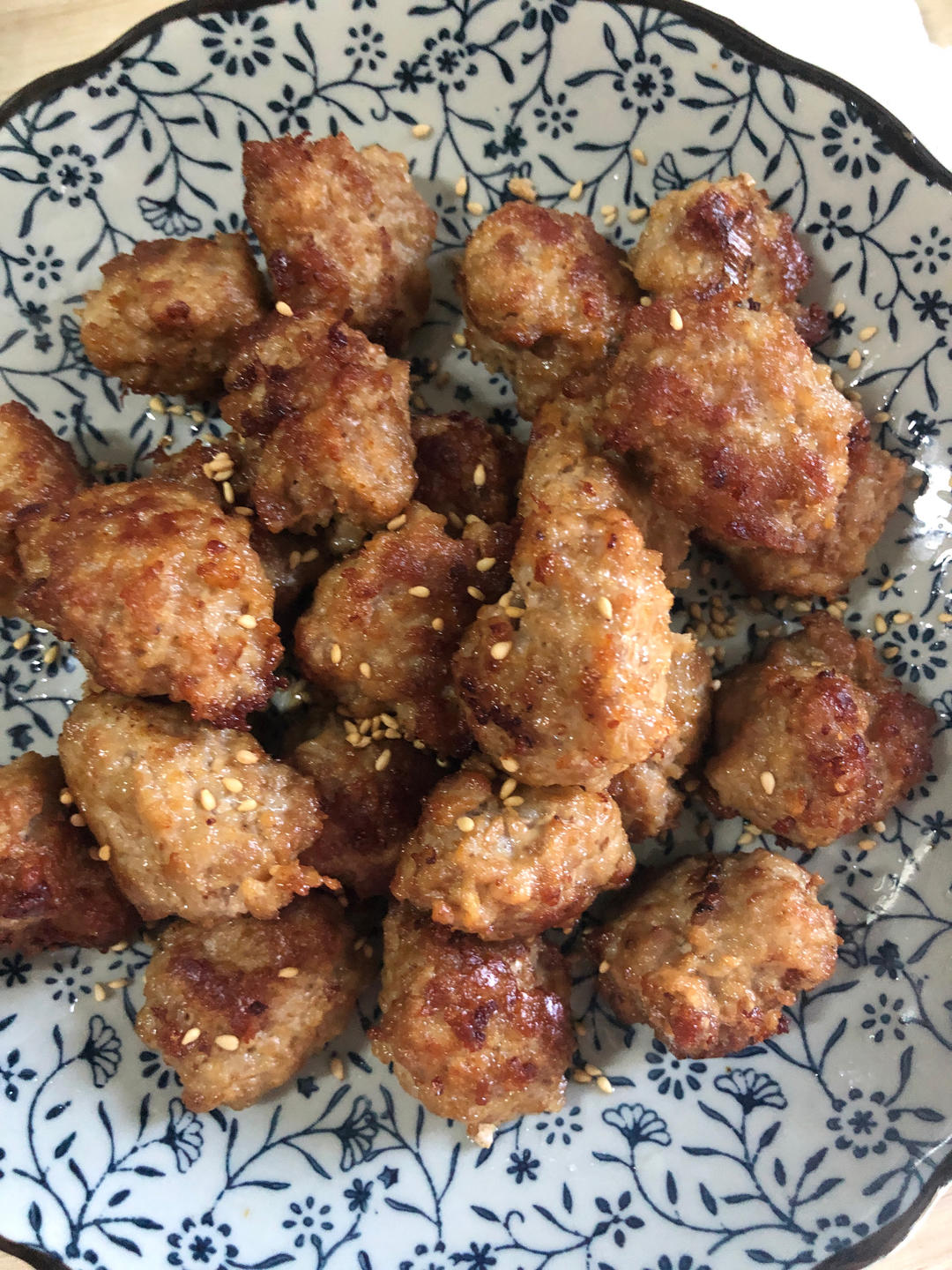 在家也能做大菜之3~“干炸丸子”