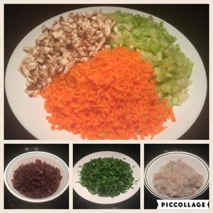 蔬菜水果奶香皮三鲜&猪肉&牛肉菜饺的做法 步骤2