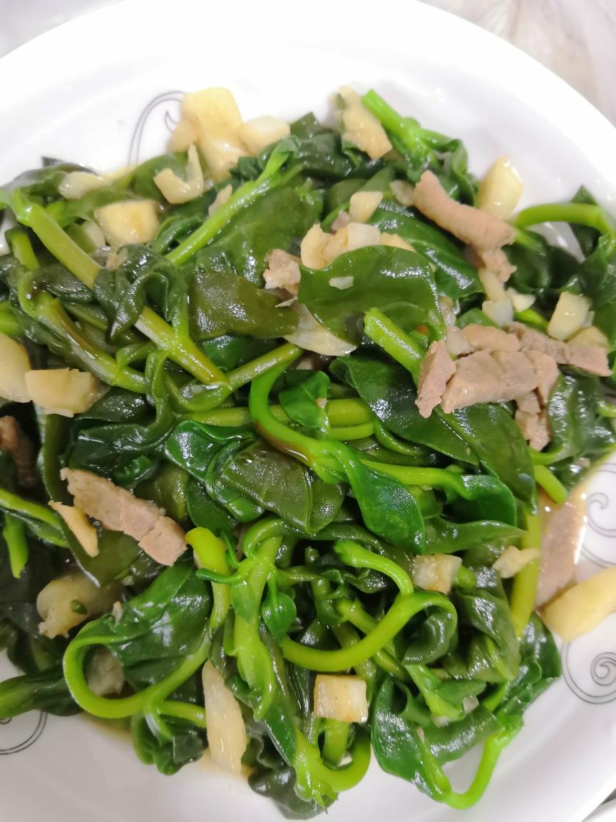 【蒜蓉田七苗的做法步骤图,蒜蓉田七苗怎么做好吃】燕老七_下厨房