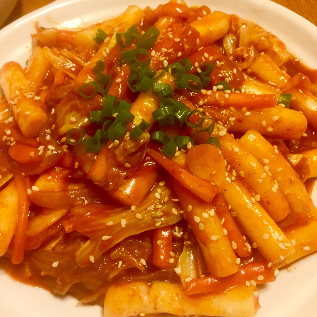 韩式辣炒年糕（or网红芝士套路之芝心年糕）