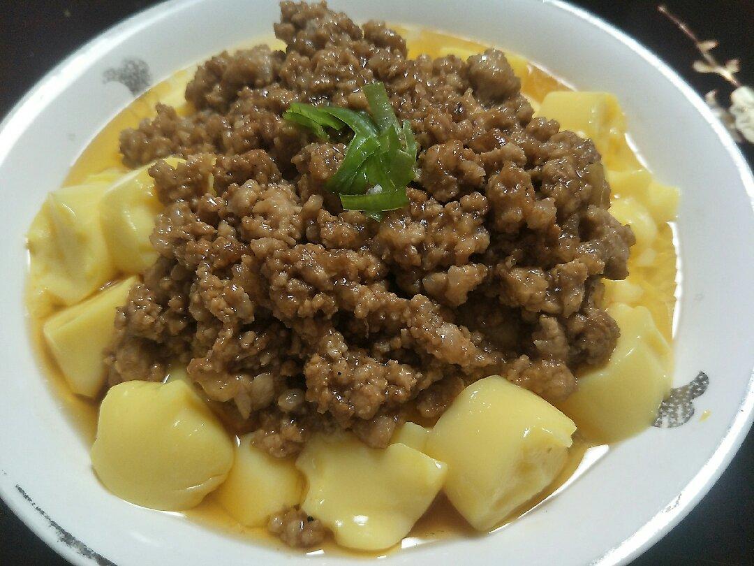 好吃到哭泣的米饭杀手肉沫鸡蛋蒸豆腐