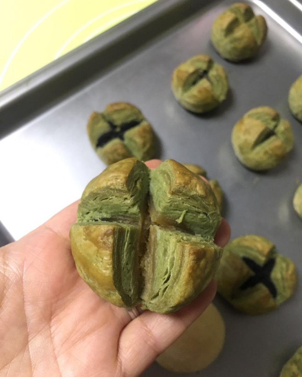抹茶椰蓉开口酥