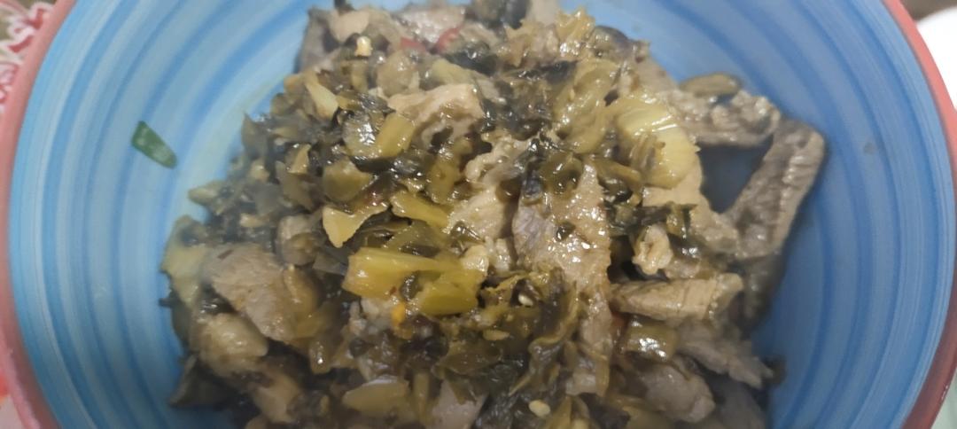 腌菜炒肉