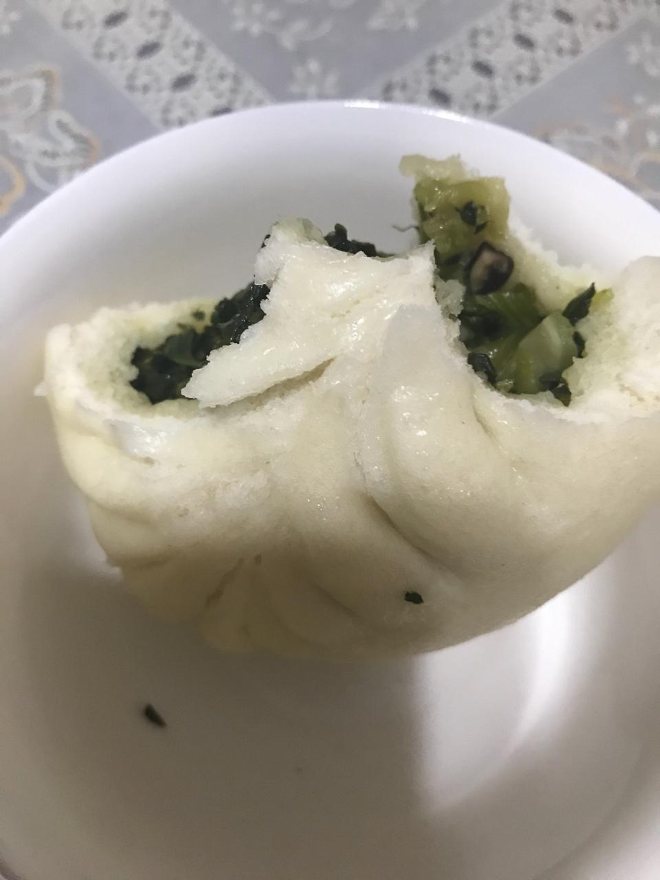 堂妈教你山菜鲜肉大包子