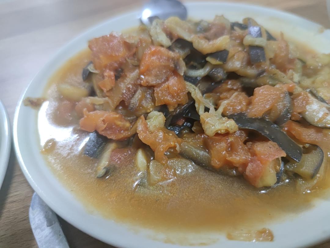 西红柿炒茄子