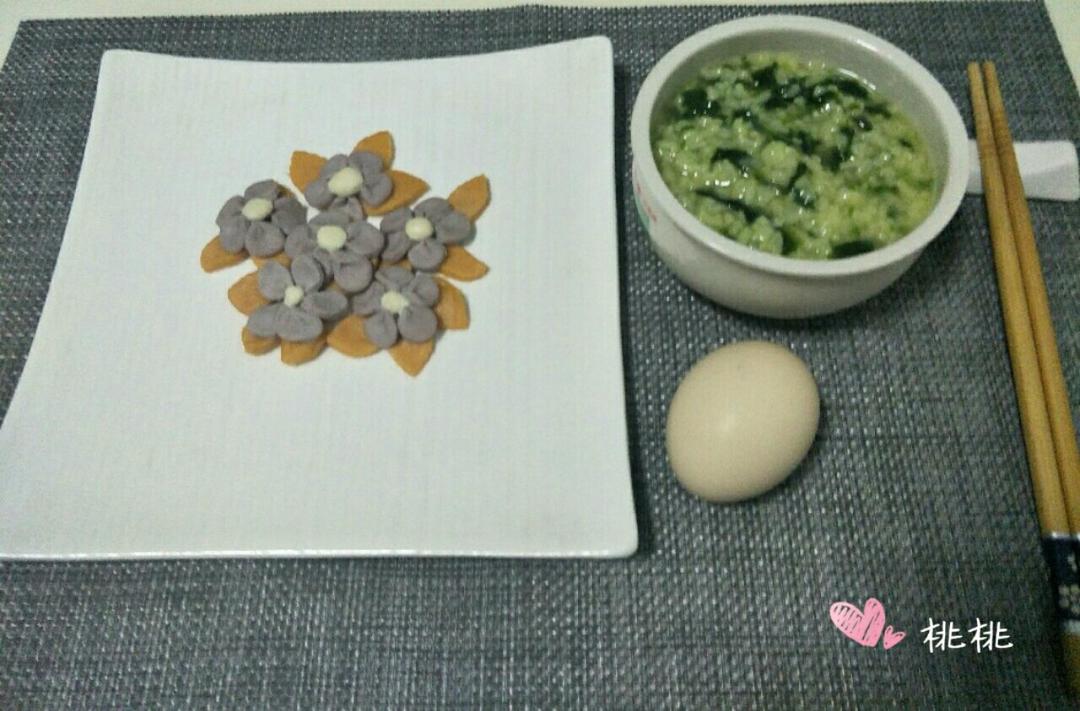 简单花样馒头（七）玫瑰花与叶子