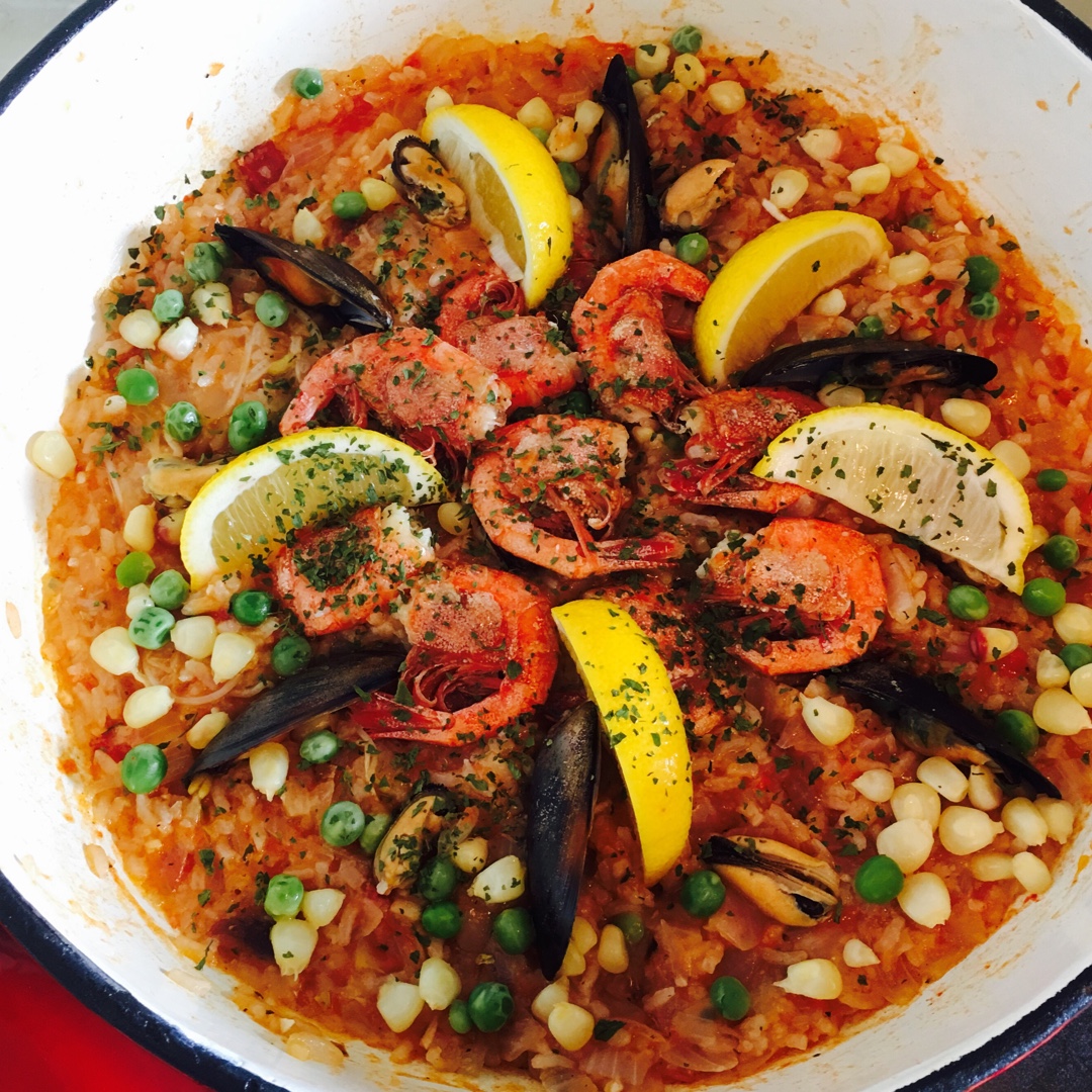 【曼食慢语】Seafood Paella 西班牙海鲜饭