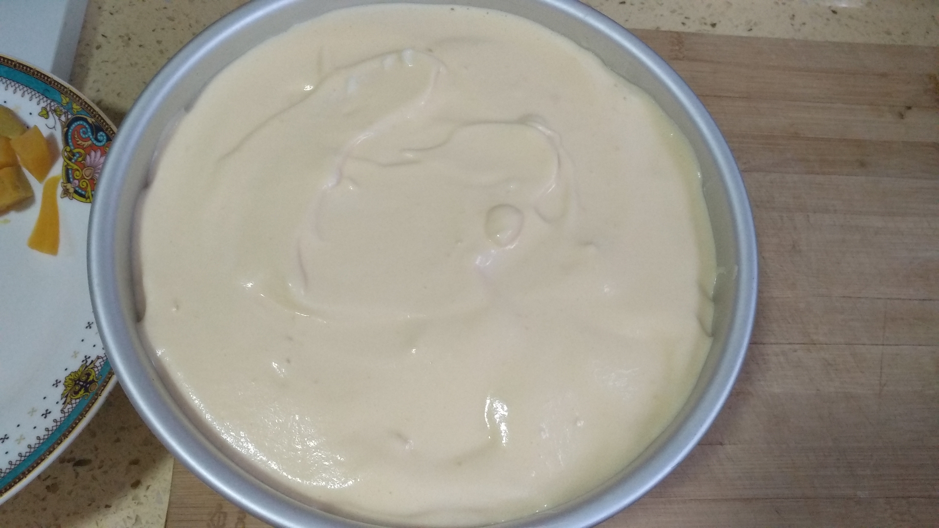 红薯粒戚风蛋糕（8寸低糖低油版）的做法 步骤21