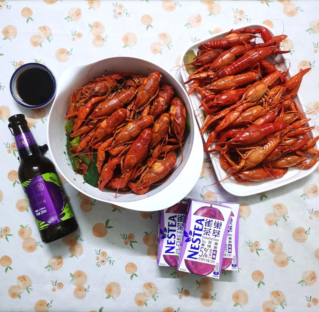 不放火锅料也麻辣的小龙虾🦞爆赞！！！