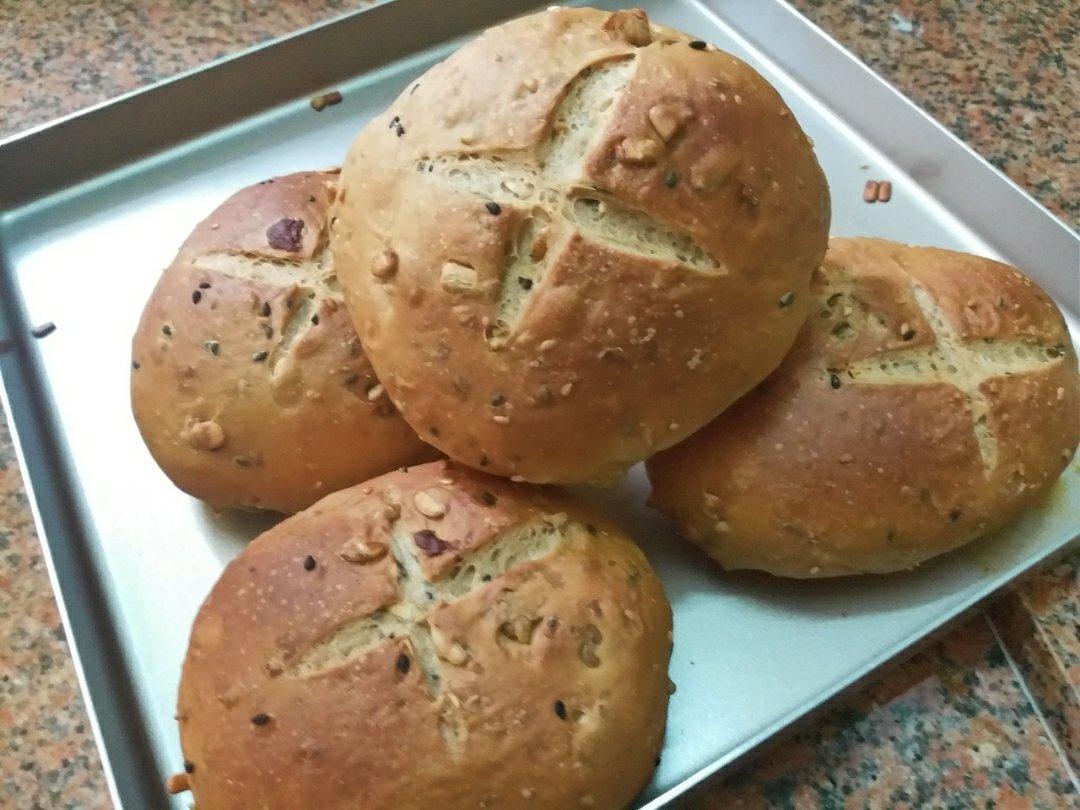 咖啡果仁面包（冷藏发酵法）