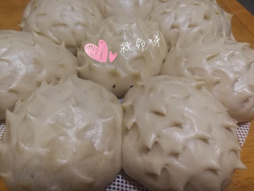 南瓜刺猬馒头