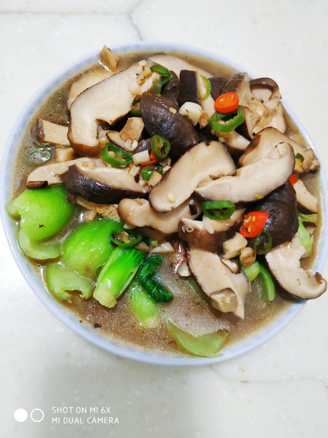 蚝油香菇小油菜