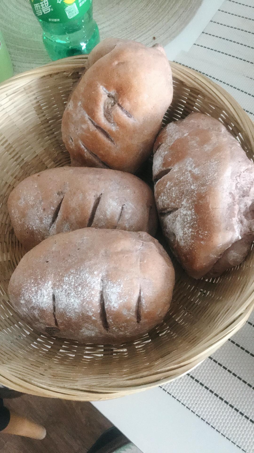 超快速草莓全麦软欧包的做法