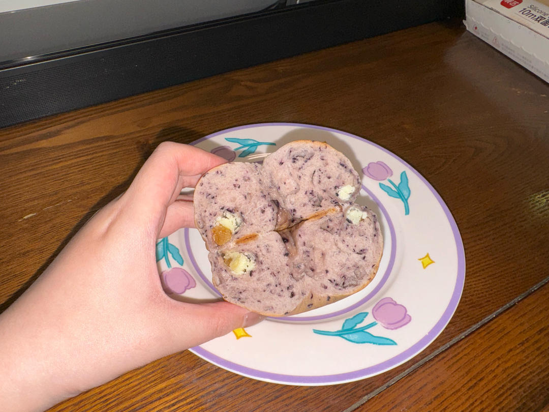 蓝莓🫐乳酪贝果🥯/步骤详细/简单好做