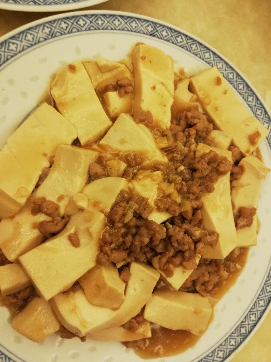 肉末嫩豆腐｜嫩滑口感爽口！这道快手菜超级下饭！！（减脂少油版）